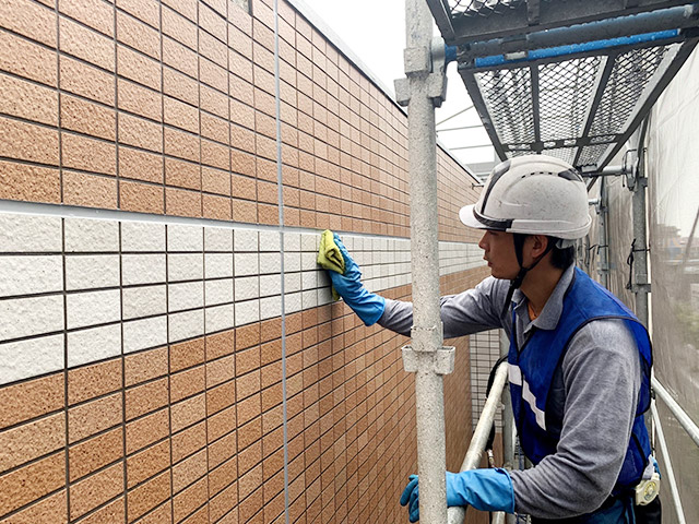 外壁タイルクリーニング