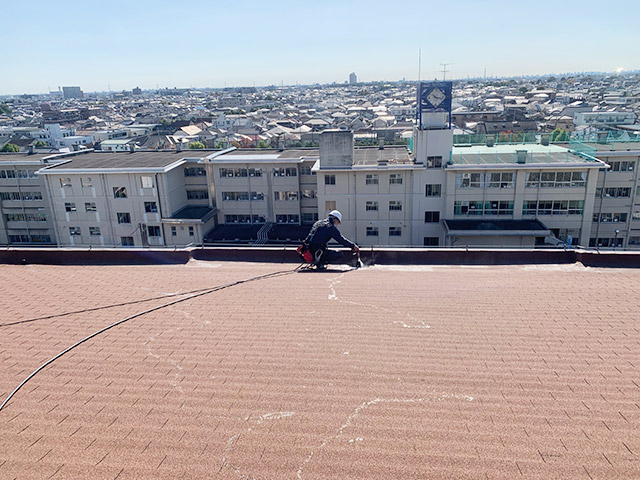 屋上ドレン高圧洗浄